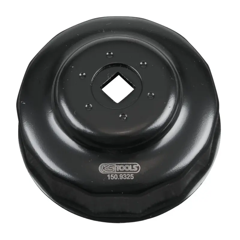 Cloche pour Filtre à Huile 3/8", 76 mm, 14 Cannelures KS Tools - 150.9325 Promotion