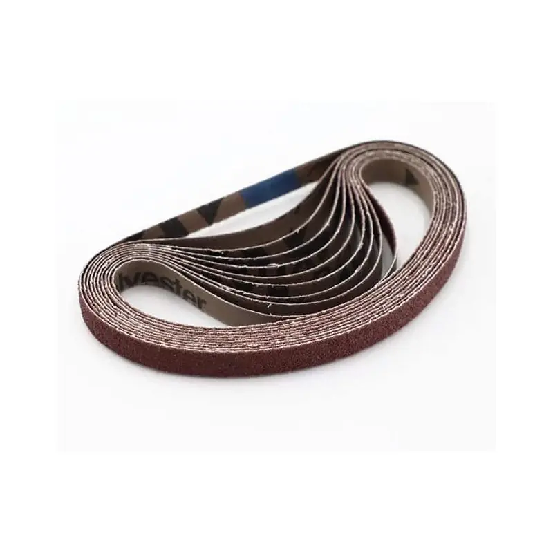 Commander Vite Jeu de 10 bandes abrasives pour ponceuse à bande - 10 x 330 - Airoutil