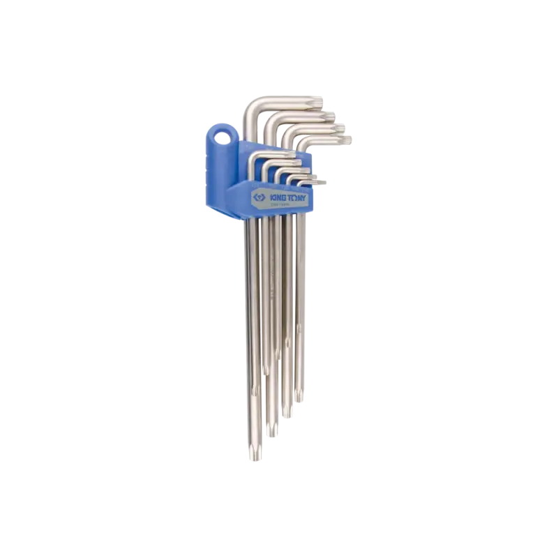 Populaire Jeu De 9 Clés Torx Longues Percées King Tony - 20419PR