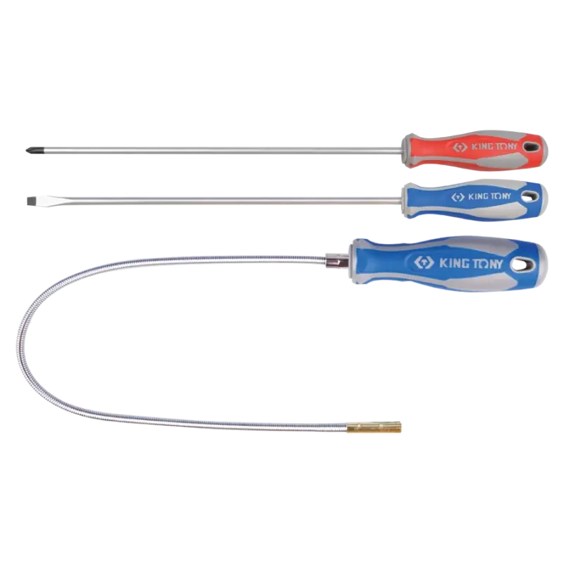 Jeu De Tournevis À Fente Et Phillips® + Doigt Magnétique - 3 Pièces King Tony - 31003MR Réduction