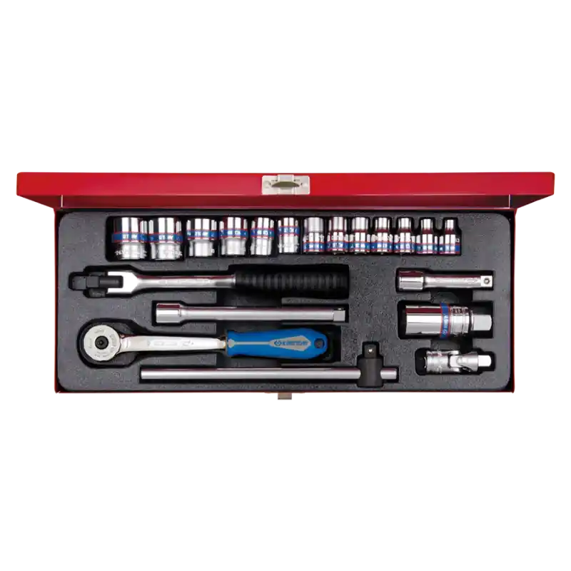 Coffret De Douilles 3/8" 6 Pans 20 Pièces De 6 À 22Mm King Tony - 3520MR03 Satisfait Ou Remboursé