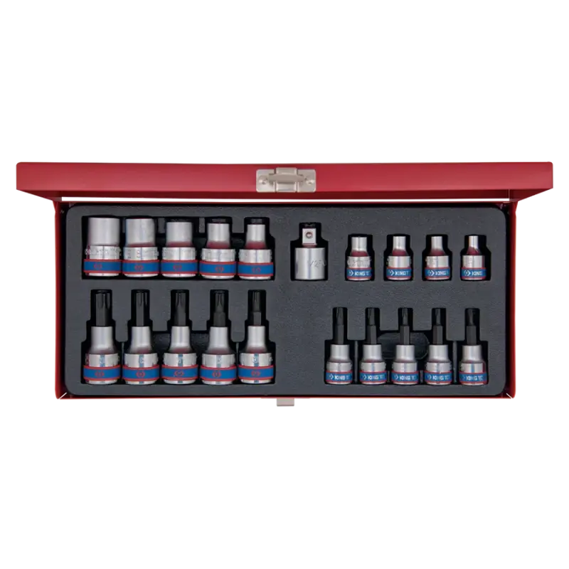 Coffret 3/8-1/2 Torx Tamper 20 Pièces King Tony - 7120PR01 Bon Plan