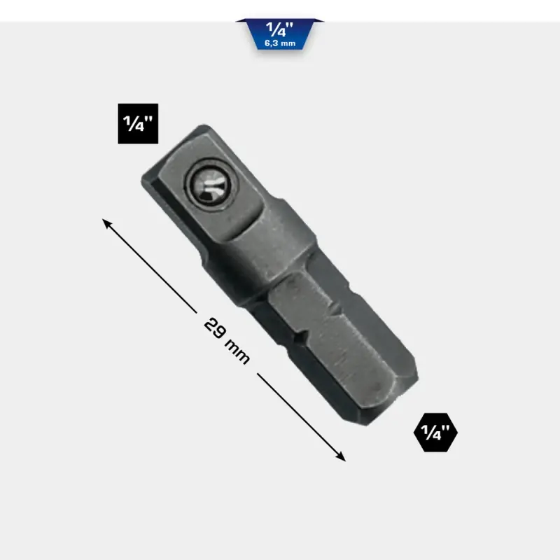 Adaptateur 1/4" BRILLIANT TOOLS - BT020909 Must-Have