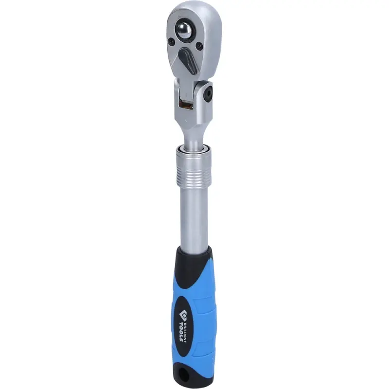 Commande En Gros Cliquet réversible télescopique 3/8" avec tête orientable 250-350mm BRILLIANT TOOLS - BT021997