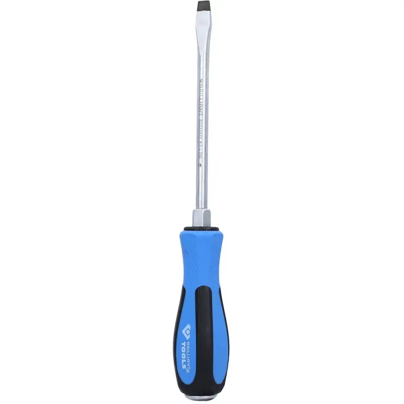 Tournevis à lame traversante Fente 8mm L150mm BRILLIANT TOOLS - BT031022 Solde