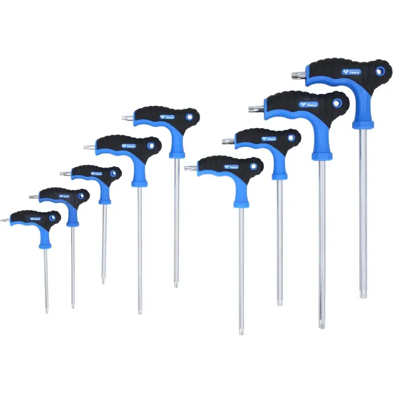 Pas Cher Jeu de clés mâles à poignée en T TORX® 9pcs BRILLIANT TOOLS - BT041200
