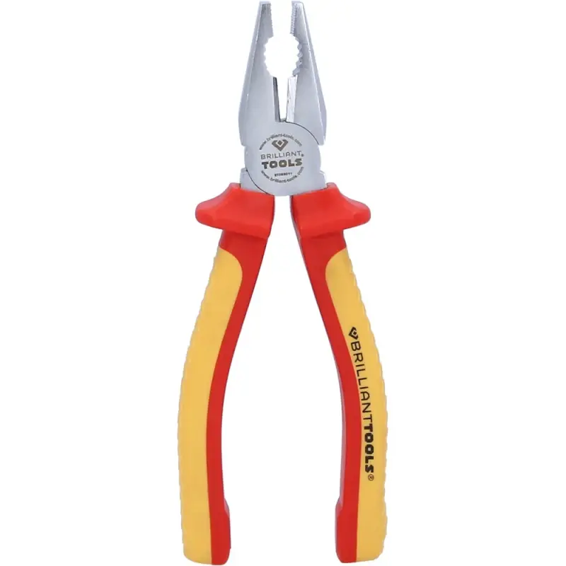 Pince universelle isolée L185mm BRILLIANT TOOLS - BT068011 Nouvelle Collection