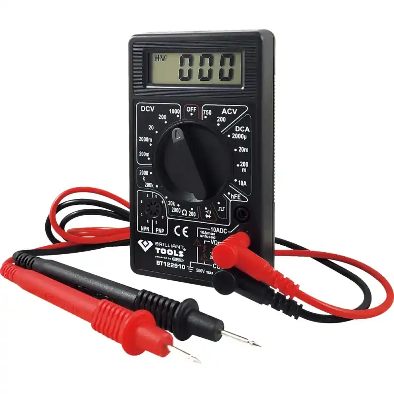 Multimètre digital BRILLIANT TOOLS - BT122910 Quantité Limitée
