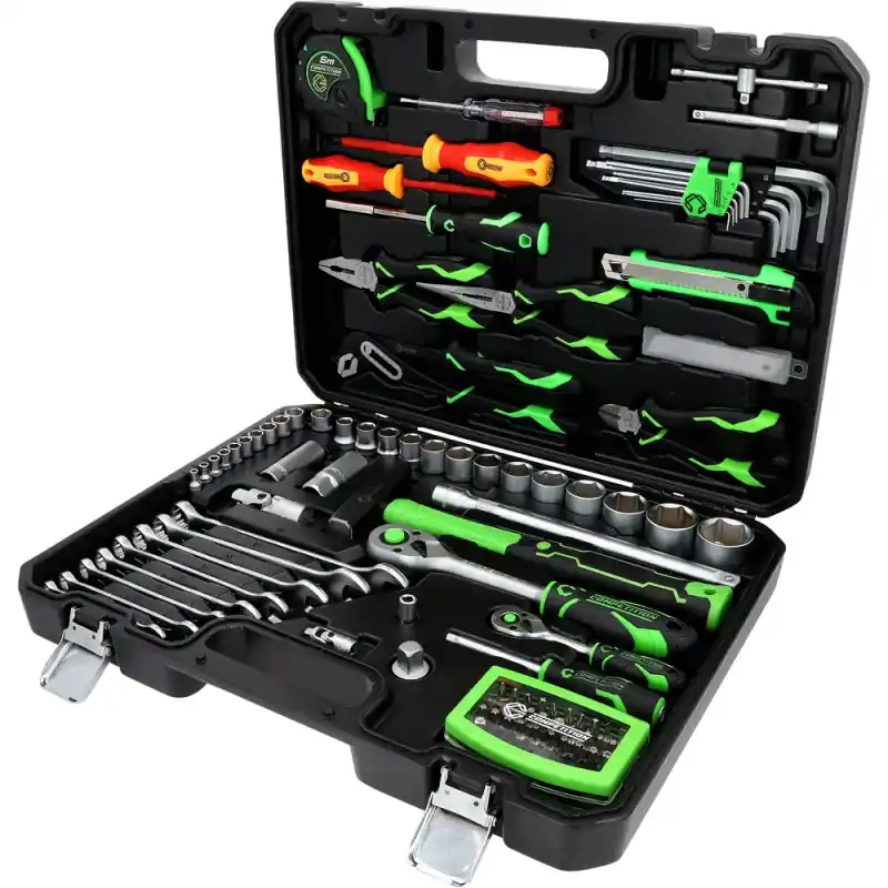 Coffret d‘outillage généraliste 1/4&Prime;+1/2&Prime; 107pcs COMPETITION – 512.0107 Achat Immédiat