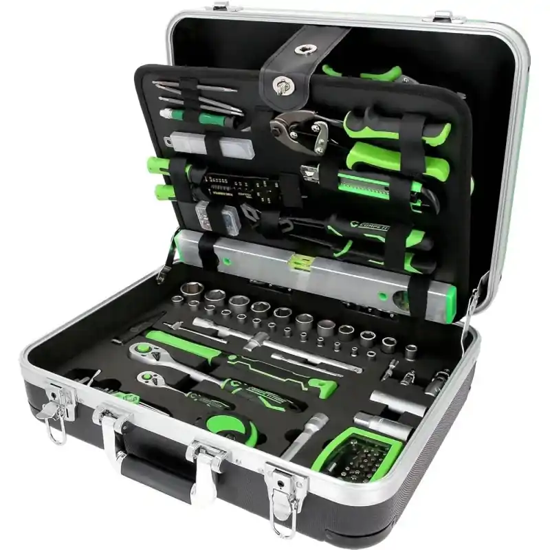 Coffret d‘outillage généraliste 1/4" + 1/2" 145pcs COMPETITION - 512.0145 Paiement Sécurisé