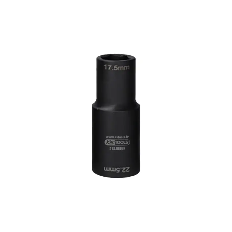 Douille à chocs 1/2‘‘ 2 en 1 pour jantes aluminium 17,5 / 22,5 mm KS TOOLS - 515.0899F Dernière Chance