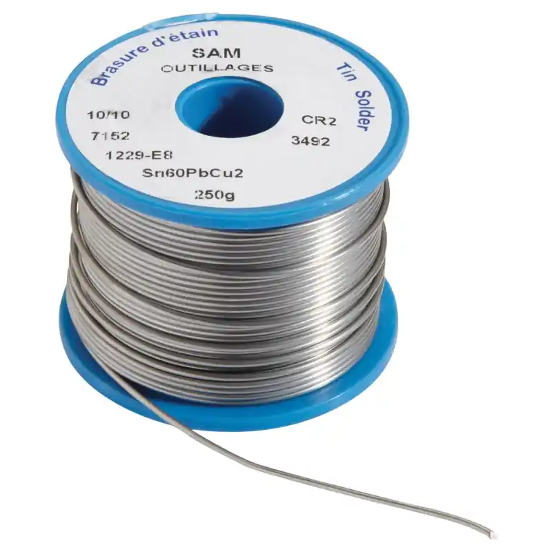 Paiement Sécurisé Bobine etain pour soudure - d. 0,8 MM - l. 23 metres SAM - 1229-e2