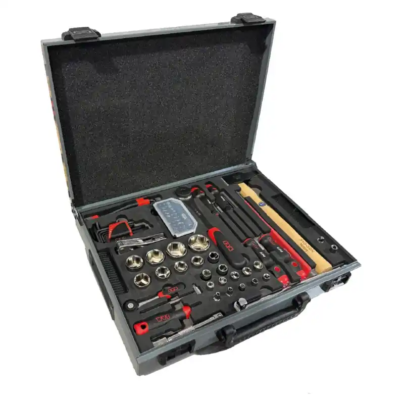 Composition 77 outils en coffret isiBOX metal gris G1 SAM - CP-77G1 Prix Bas