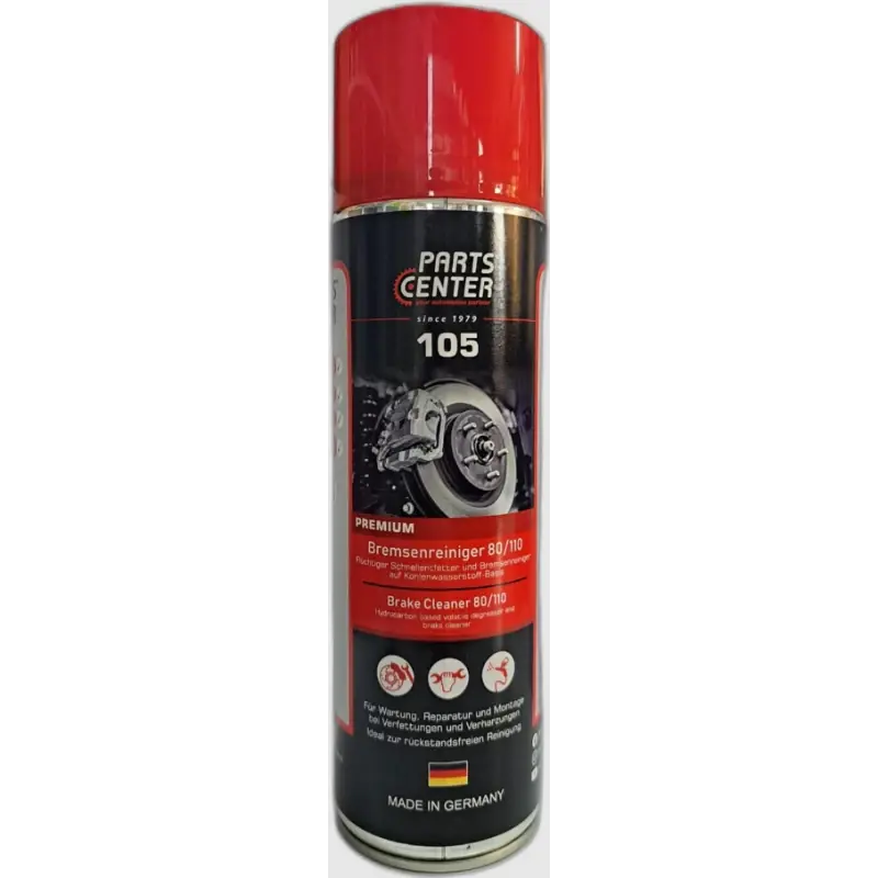 Nettoyant Dégraissant 500 ml pour frein 80/110 PARTS CENTER - PC-105 Commander Maintenant