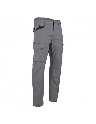 Offre Du Jour Pantalon de travail multipoches canvas Gris acier 1752 TORCHE - LMA