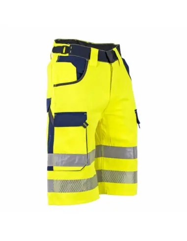 Soldes Bermuda de travail haute visibilité authentic 6102 BOUGIE - LMA
