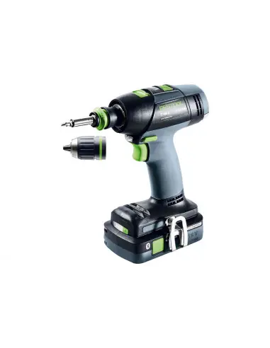 Livraison Express Perceuse-visseuse sans fil T 18+3 HPC 4,0 I-Plus Organizer Edition 577428 - Festool
