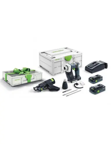 Visseuse sans fil pour plaquiste DURADRIVE DWC 18-4500 HPC 4,0 I-Plus Organizer Edition 577429 – Festool Meilleure Vente