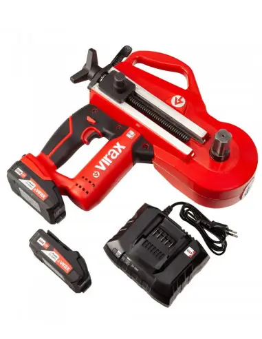 Promotion Saisonnière Cintreuse électroportative 18 V Eurostem III + Formes 16-18-22-28-35 mm 251876 - Virax
