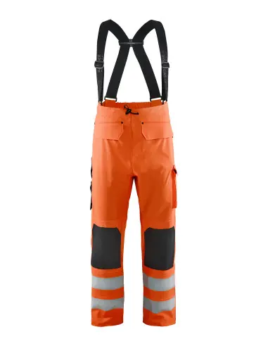 Pantalon de pluie HV niveau 3 Orange fluo 130620055300 - Blaklader Prix Réduit