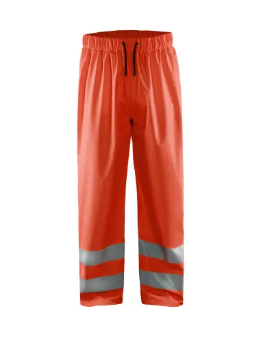 Authentique Pantalon de pluie HV niveau 1 Rouge fluo 138420005500 – Blaklader