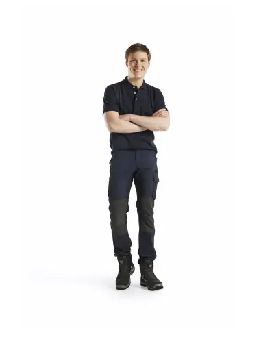 Acheter Direct Pantalon maintenance stretch 4D Marine foncé/Noir 142216458699 – Blaklader
