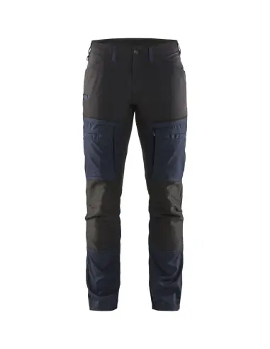 Authentique Pantalon maintenance +stretch Marine foncé/Noir 145618458699 – Blaklader
