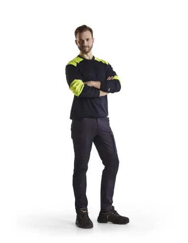 Pantalon inhérent retardant flamme +stretch Marine 148615128900 - Blaklader Usine Directe