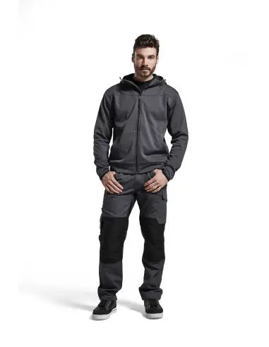 Pantalon maintenance +stretch Gris moyen/Noir 149513309699 - Blaklader Usine Directe