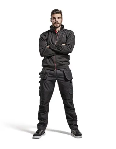 Achat Immédiat Pantalon maintenance +stretch avec poches flottantes Noir/Rouge 149613309956 – Blaklader