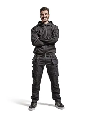 Usine Directe Pantalon maintenance +stretch avec poches flottantes Noir/Gris foncé 149613309998 – Blaklader