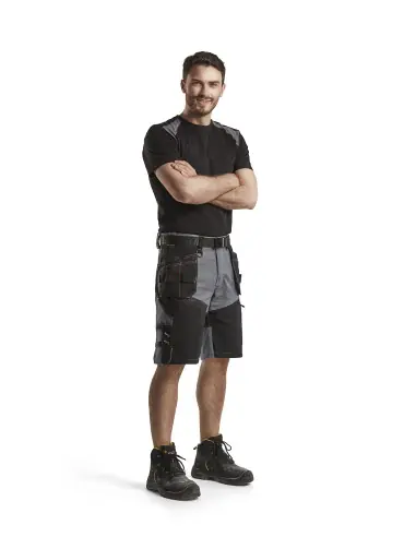 Short X1500 Gris clair/Noir 150213709499 – Blaklader Certifié