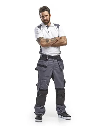 Prix Promo Pantalon Spécial Sols Gris clair/Noir 150518609499 - Blaklader