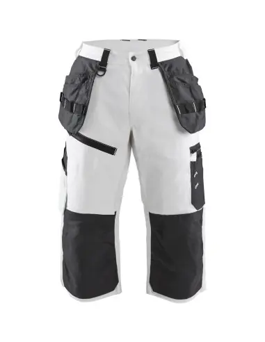 Pantacourt X1500 peintre Blanc/Gris foncé 151112101098 - Blaklader Réduction