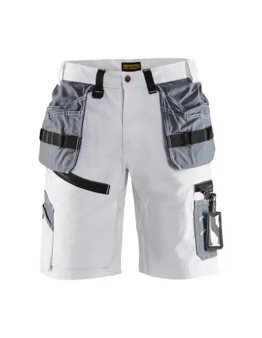 Short X1500 peintre Blanc/Gris clair 151212101094 – Blaklader Haute Qualité