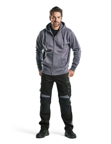 Usine Directe Pantalon artisan sans poches flottantes Noir/Gris moyen 155618609994 – Blaklader