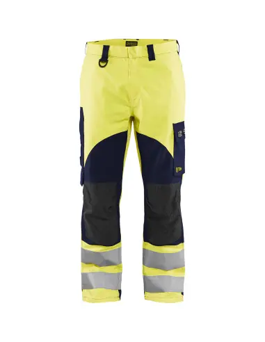 Meilleur Choix Pantalon multinormes inhérent Jaune fluo/Marine 158815123389 - Blaklader