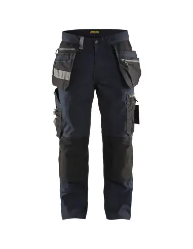 Seulement Aujourd'hui Pantalon artisan +stretch Marine foncé/Noir 159013438699 - Blaklader