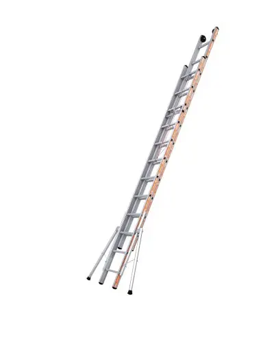 Offre Spéciale Echelle PRONOR coulisse à corde 2 plans 8.36M 2X15 échelons 01232115 - Tubesca
