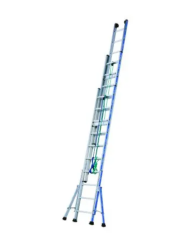 Achat Immédiat Echelle PLATINIUM 300 coulisse à corde 3 plans 12.29M 3×16 échelons 02433316 – Tubesca
