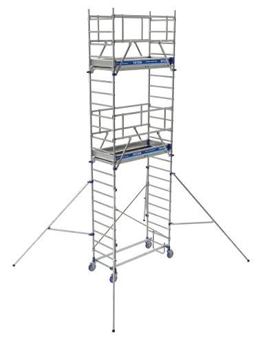 Promotion Saisonnière Echafaudages roulants Alu TOTEM 2 LINE 180 5.85M 22403640 - Tubesca