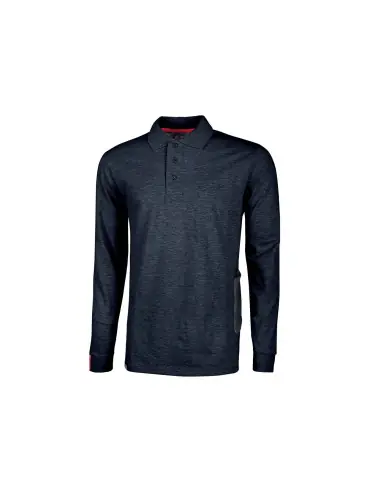 Polo manche longues LIVE Deep Blue (Lot de 3) EY144DB - Upower Offre Exclusive