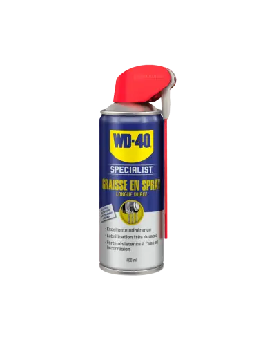 Offre Spéciale Graisse en Spray Longue Durée (400 ml) 33217/NBA – WD-40