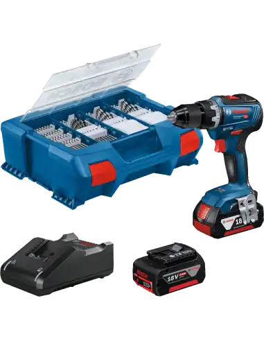 Perceuse-visseuse 18V 4Ah GSR 18V-55 L-Case Pick & Click 06019H5209 - Bosch Haute Qualité