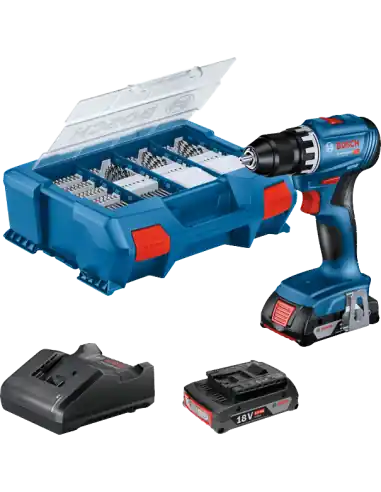Produit De Marque Perceuse-visseuse 18V 2Ah GSR 18V-45 L-Case Pick & Click 06019K3205 - Bosch