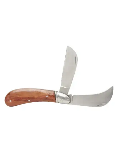 Acheter En Ligne Couteau d‘éléctricien avec 1 lame serpette et 1 lame droite Inox 907.2186 – KS Tools
