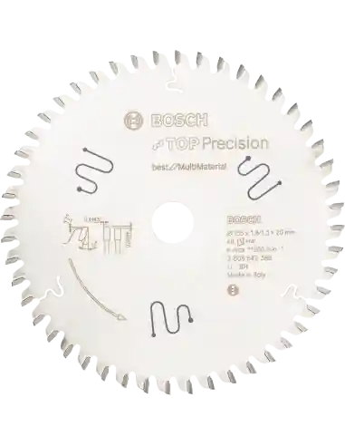 Lame de scie circulaire Ø 165x20x1,8 mm 48 dents Best for Multi Material 2608642387 - Bosch Nouveauté