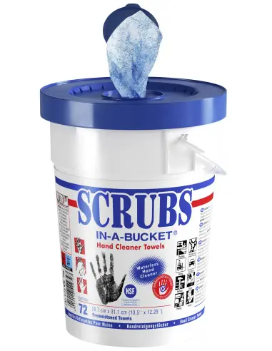 Seau de 72 lingettes nettoyantes pour les mains 109731 – Jelt Vente Flash
