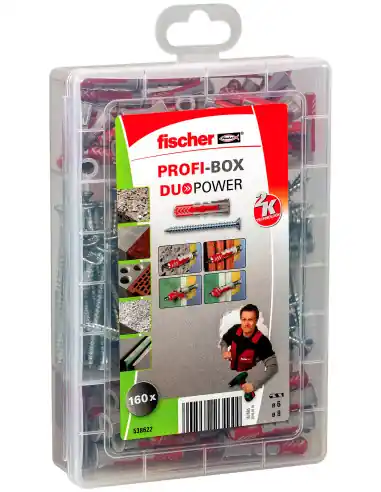 Coffret 80 Chevilles DuoPower + Vis Profi-Box 538622 - Fischer Jusqu'à Épuisement Des Stocks
