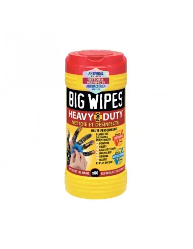 Lingettes nettoyantes haute performance (x80) BIHEA100-ZZ000BT - Big Wipes Nouvel Arrivage